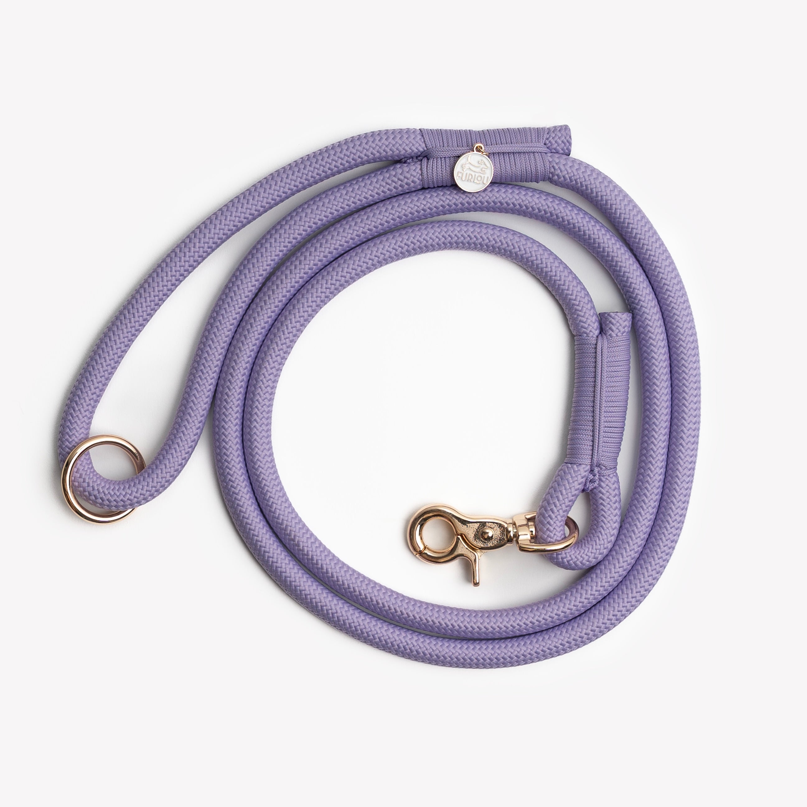 'Lavender' - Braided Rope Leash - FURLOU 