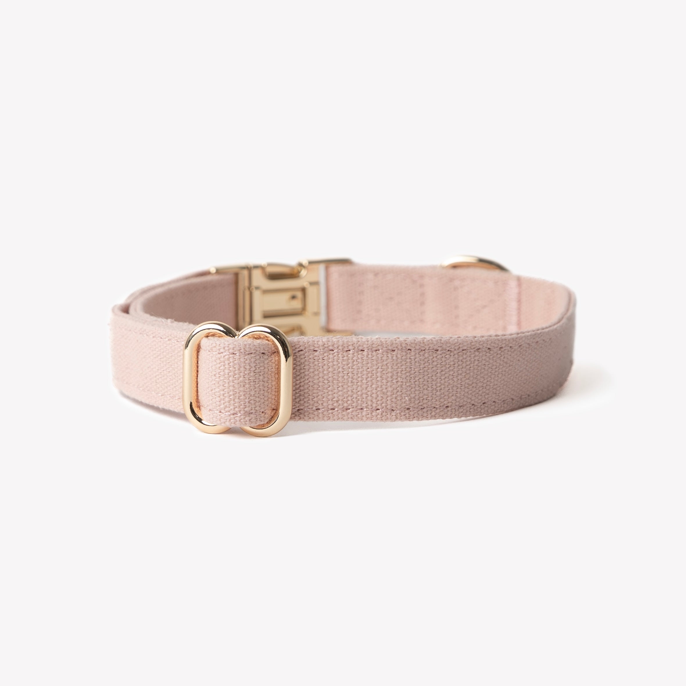 'Powder Rose' - Canvas Dog Collar - FURLOU 
