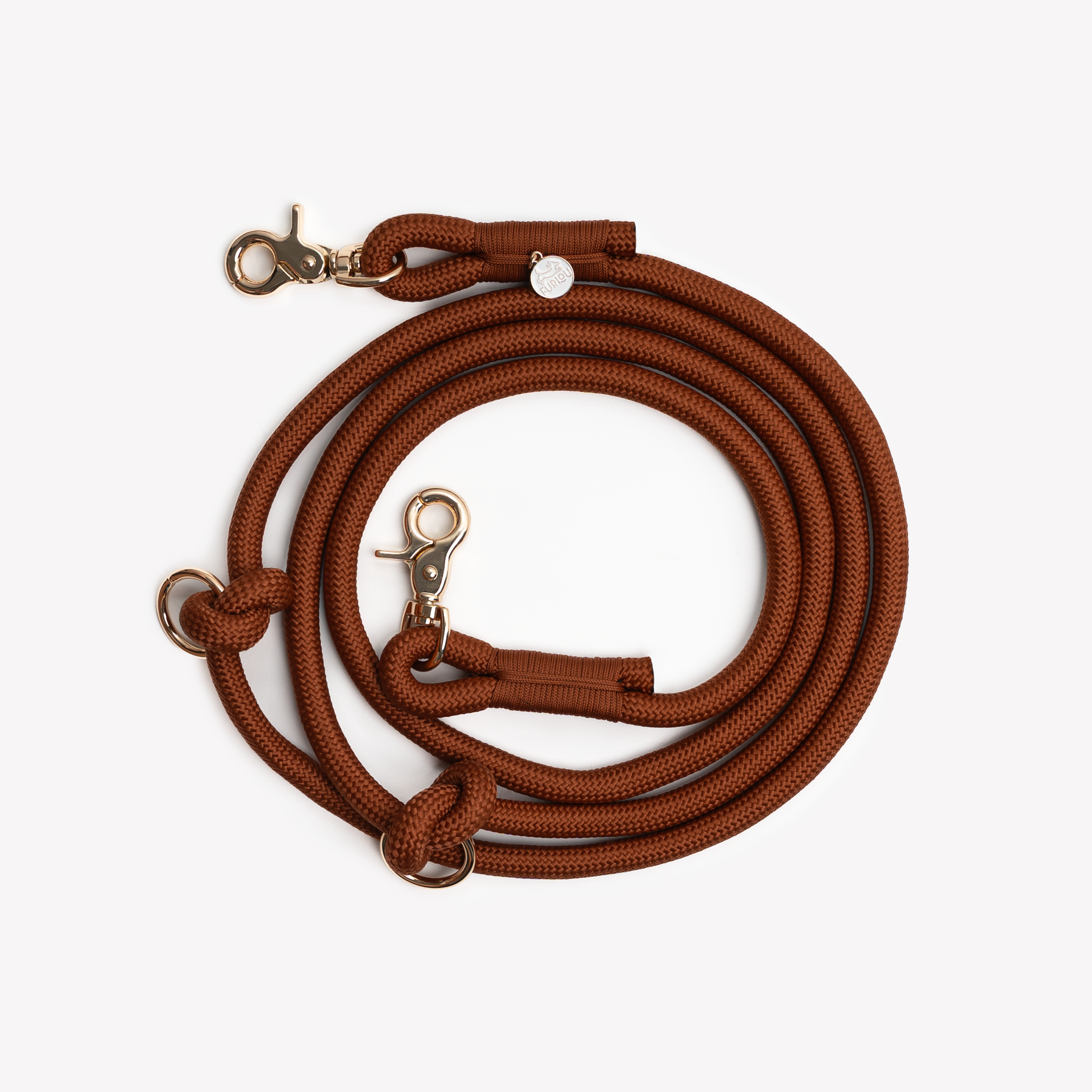 'Clay' - Hands Free Braided Leash - FURLOU 