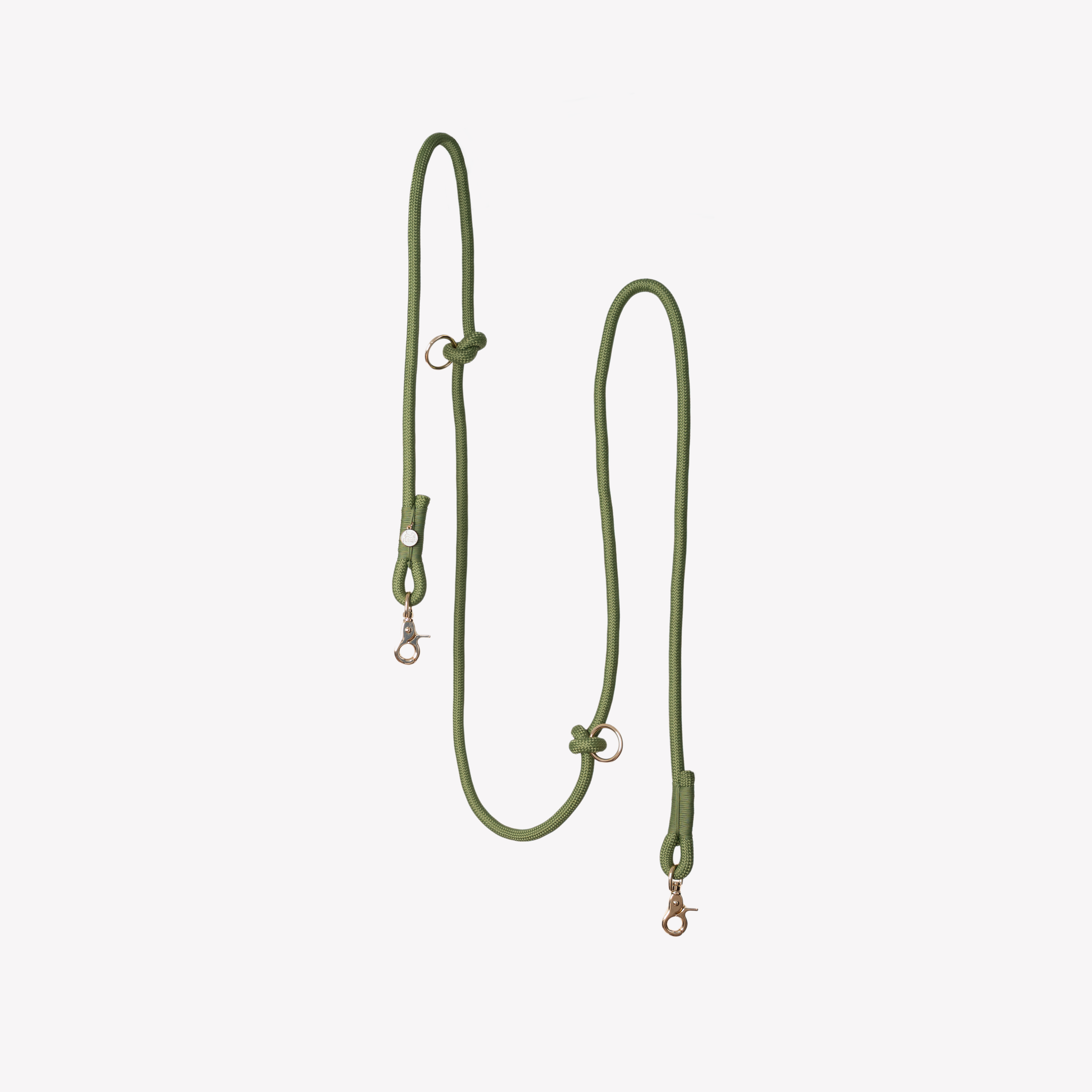 'Green' - Hands Free Braided Leash - FURLOU 