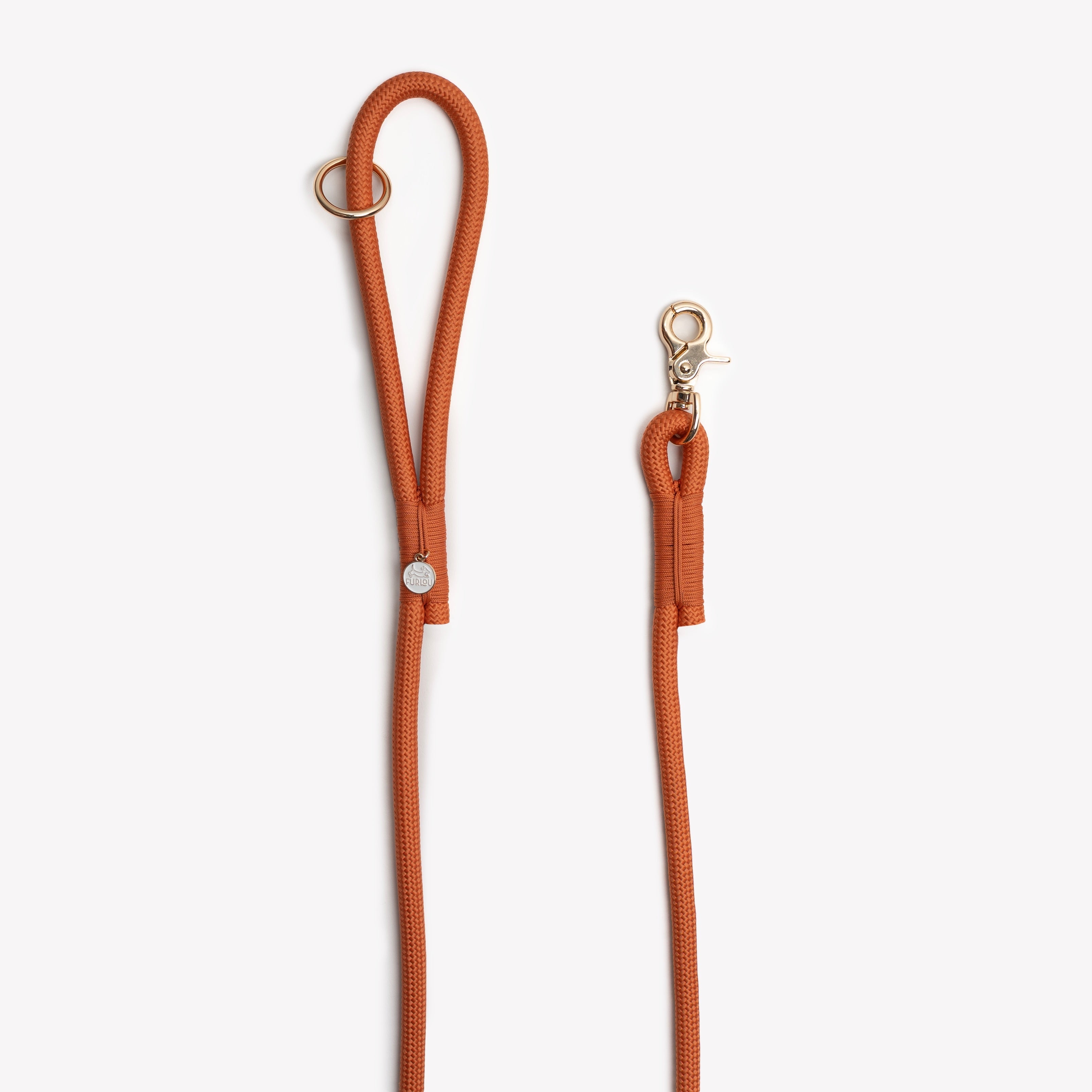 'Terracotta' - Braided Rope Leash - FURLOU 