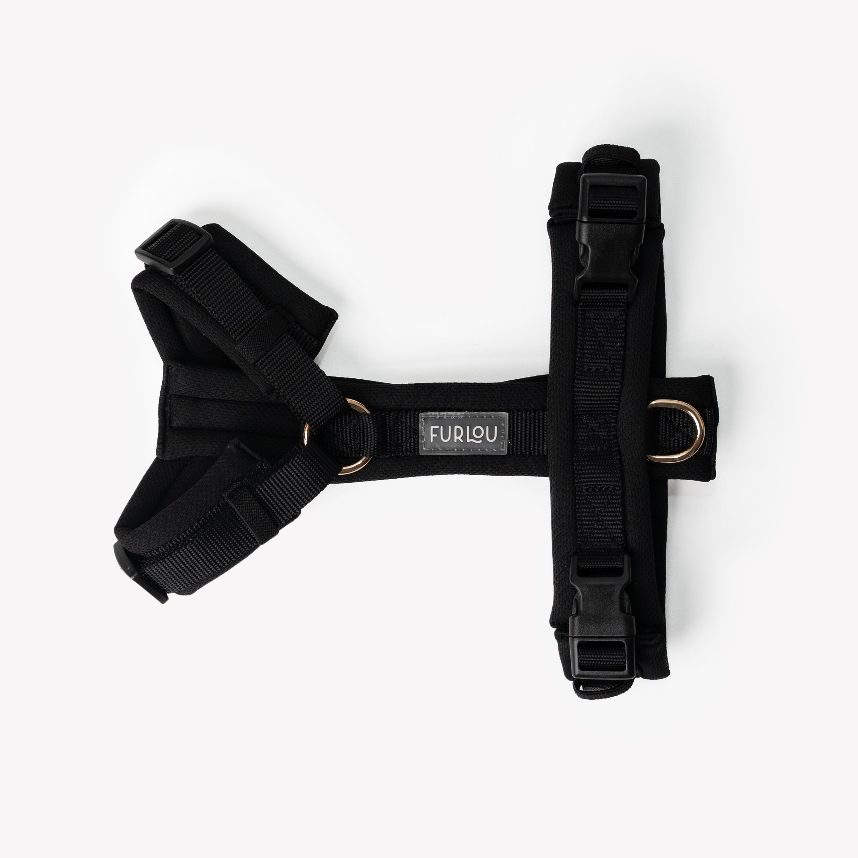Black - Comfort Dog Harness - FURLOU 