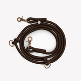 'Brown' - Hands Free Braided Leash - FURLOU 