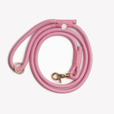 'Pink' - Braided Rope Leash - FURLOU 