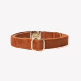 'Clay' - Velvet Dog Collar - FURLOU 