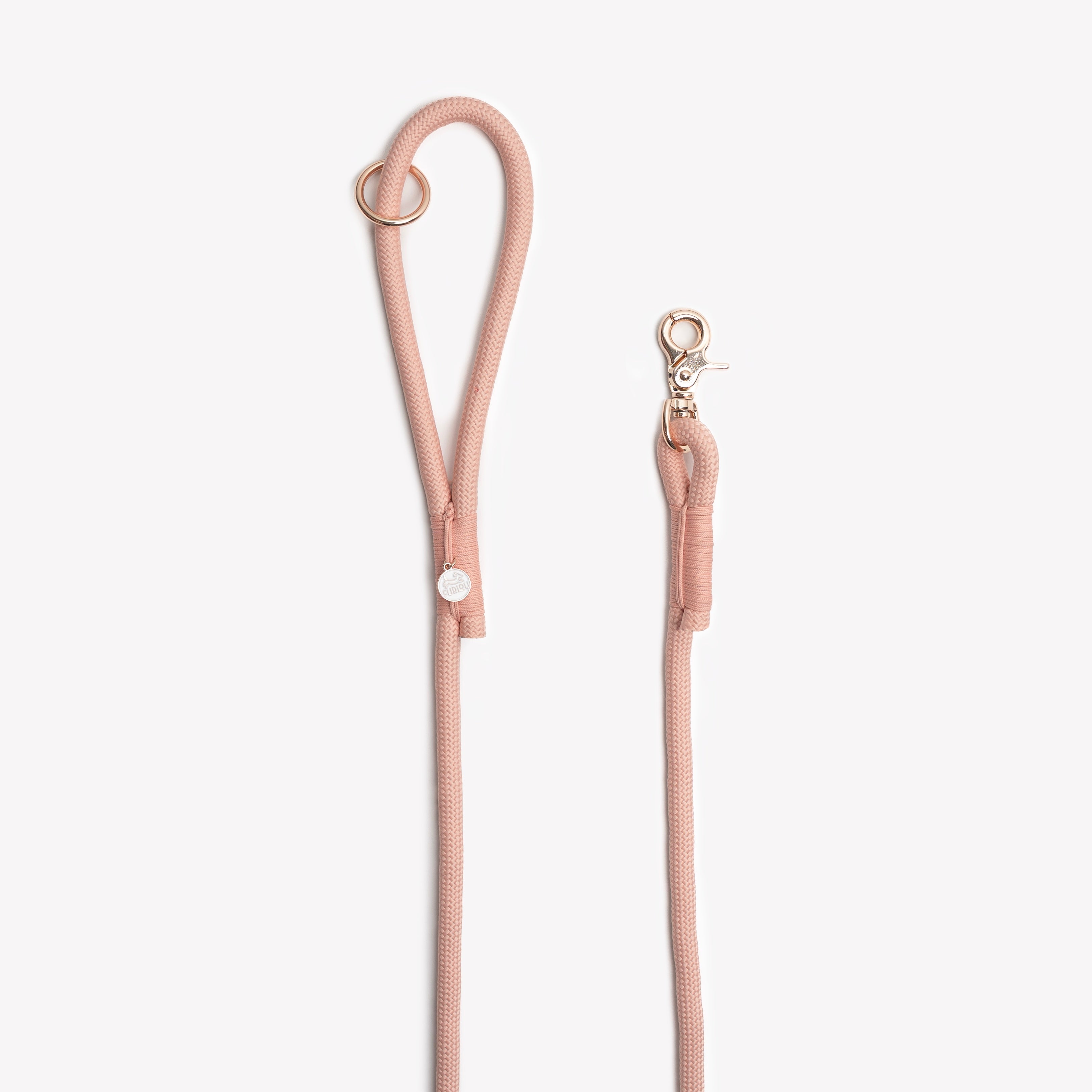 'Powder Rose' - Braided Rope Leash - FURLOU 