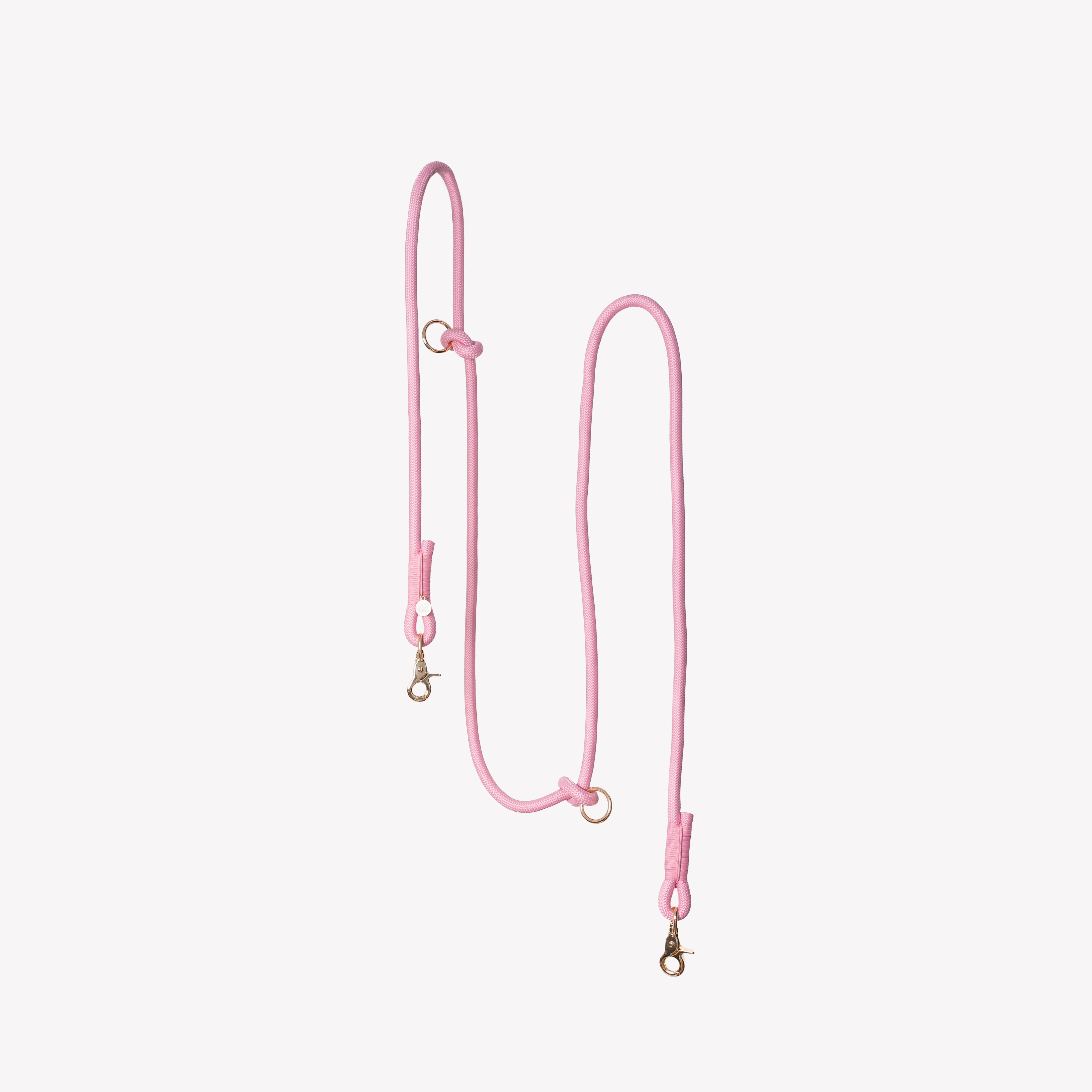 'Pink' - Hands Free Braided Leash - FURLOU 