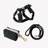 Black Comfort Harness Set