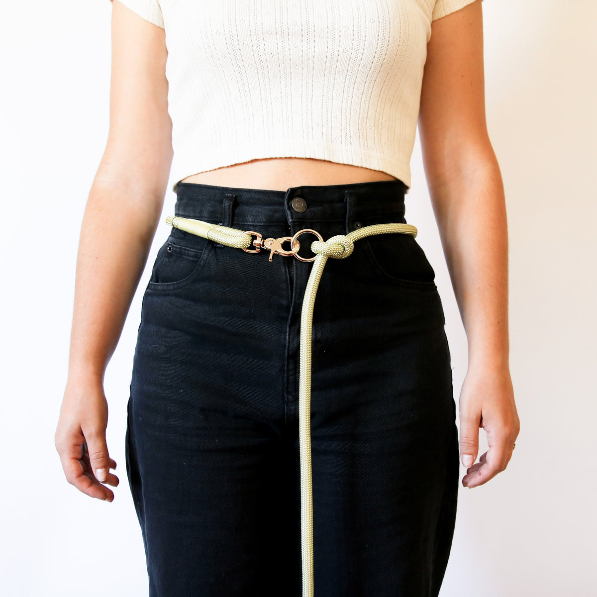 'Lime Green' - Hands Free Braided Leash - FURLOU 