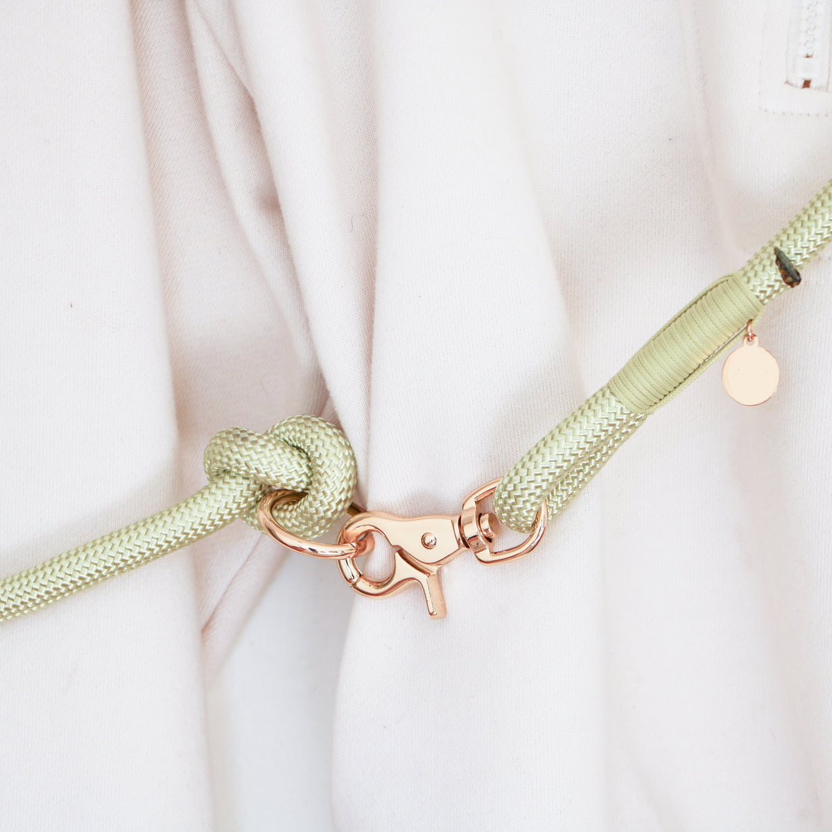 'Lime Green' - Hands Free Braided Leash - FURLOU 